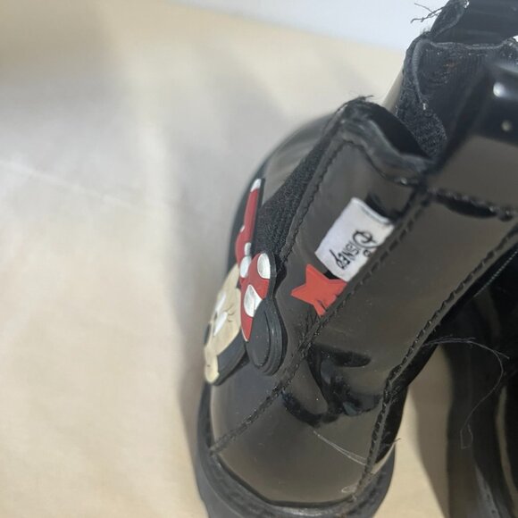 Zara Mickey Mouse Disney Girls Boots Black Size 13 - Picture 5 of 8